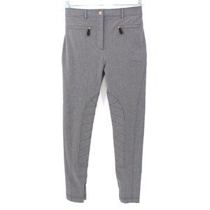 Burberry Gray Riding-Style Trousers